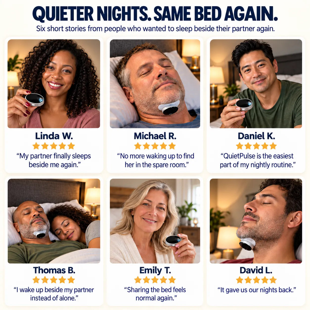 QuietPulse Anti-Snoring Device – Built for Where the Snore Starts