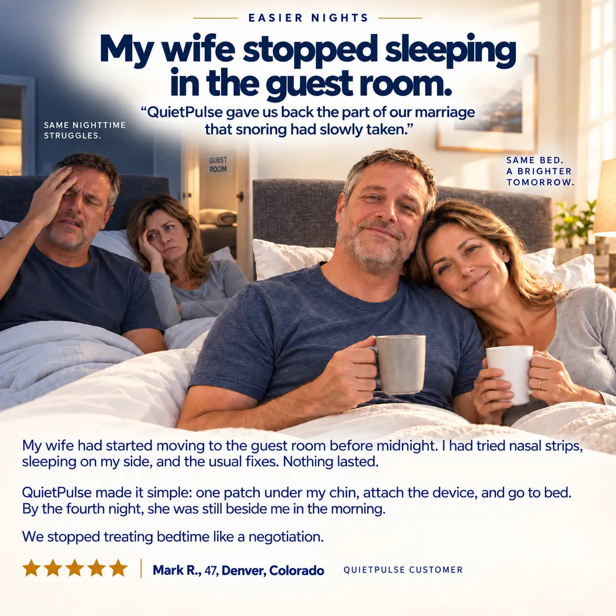 QuietPulse Anti-Snoring Device – Built for Where the Snore Starts