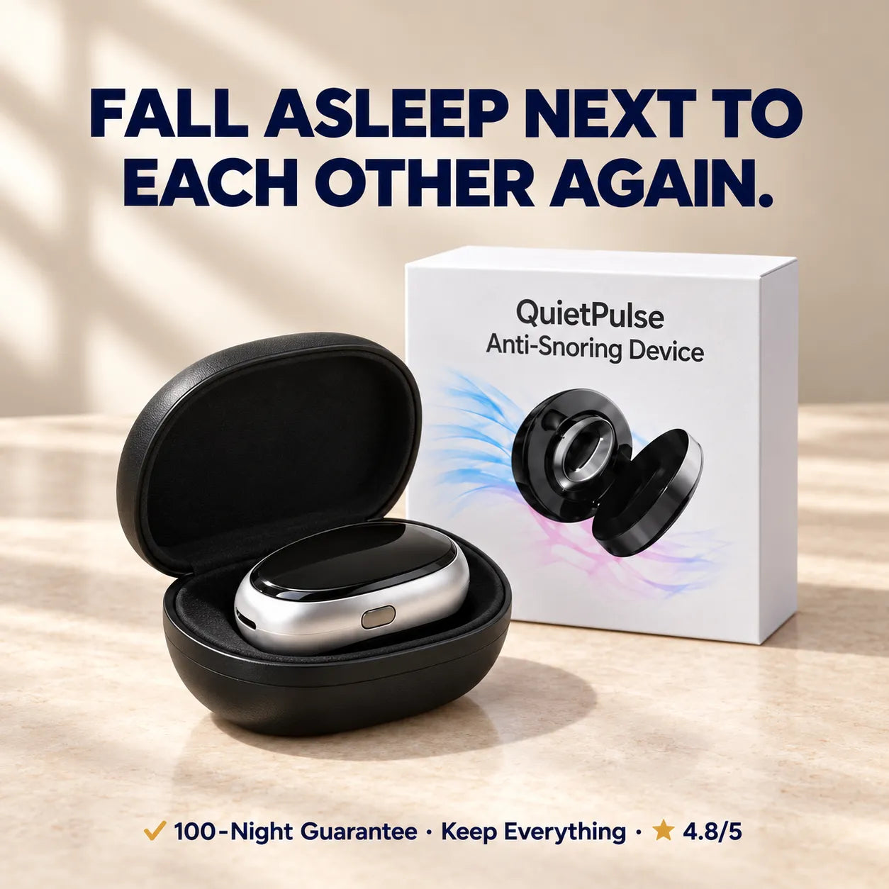 QuietPulse Anti-Snoring Device – Built for Where the Snore Starts